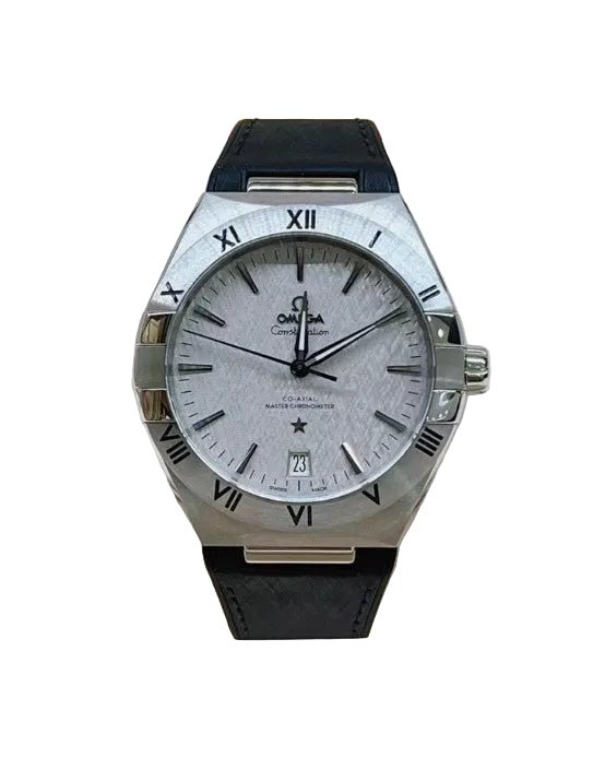 Omega Constellation 41 mm, Stahl mit Kautschukband 13112412106001