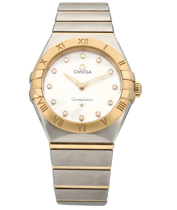 Omega Constellation 28 mm, Stahl ‑ Gelbgold mit Stahl‑ und Gelbgoldband 131.20.28.60.55.002