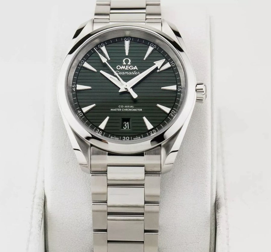 Omega Seamaster Aqua Terra 150 M 38 mm, Edelstahl mit Edelstahlarmband 220.10.38.20.10.003