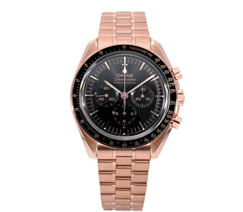 Omega SPEEDMASTER MOONWATCH PROFESSIONAL 42 MM, SEDNA™‑GOLD MIT SEDNA™‑GOLDBAND 310.60.42.50.01.001310.60.42.50.01.001 310.60.42.50.01.001