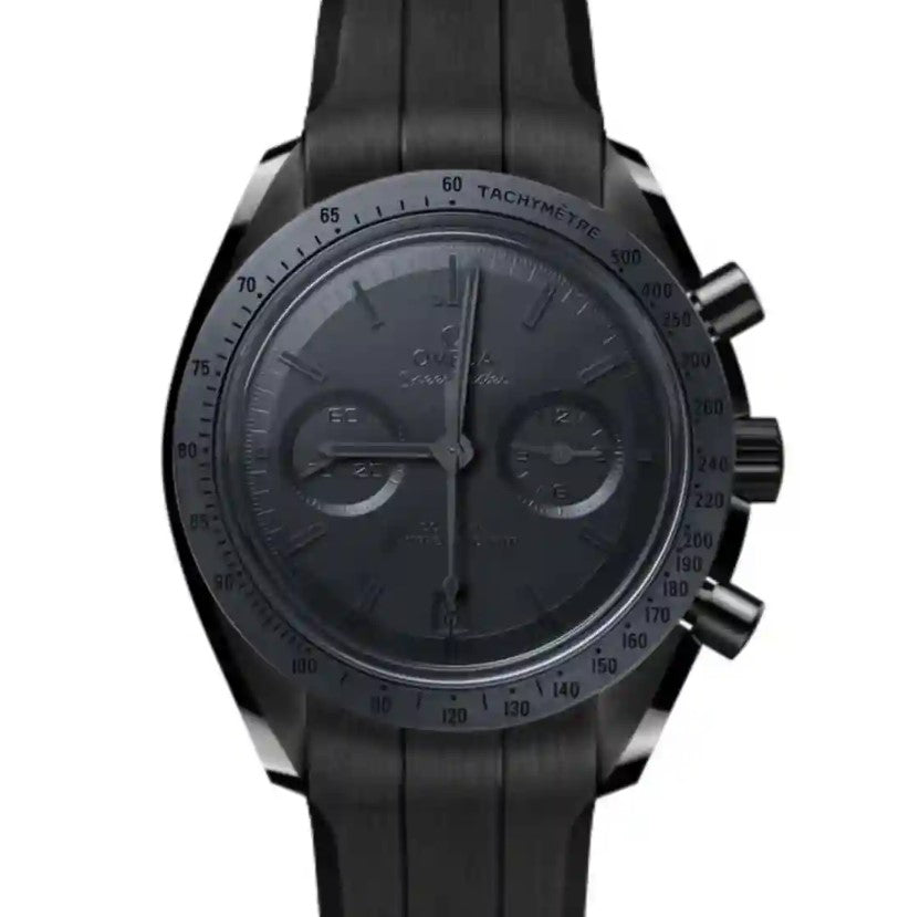 Omega Speedmaster Dark Side of the Moon 44,25 mm, schwarze Keramik mit Kautschukband 31092445101005
