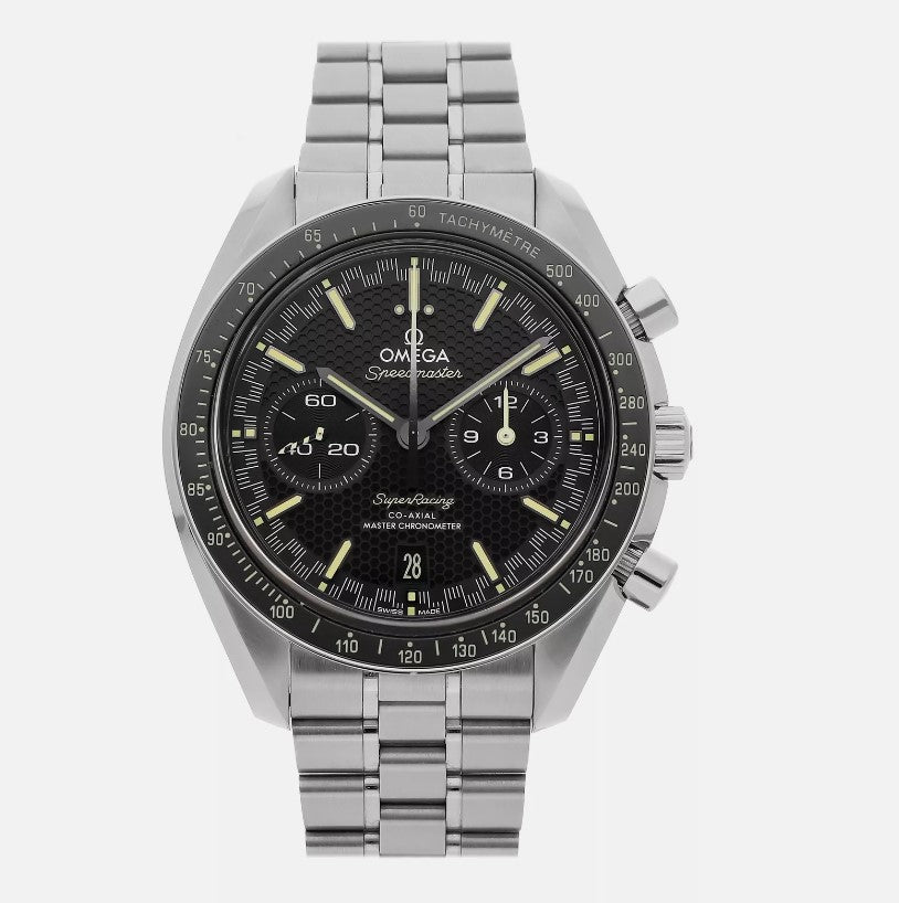 Omega Speedmaster Super Racing 44,25 mm, Stahl mit Stahlband 329.30.44.51.01.003