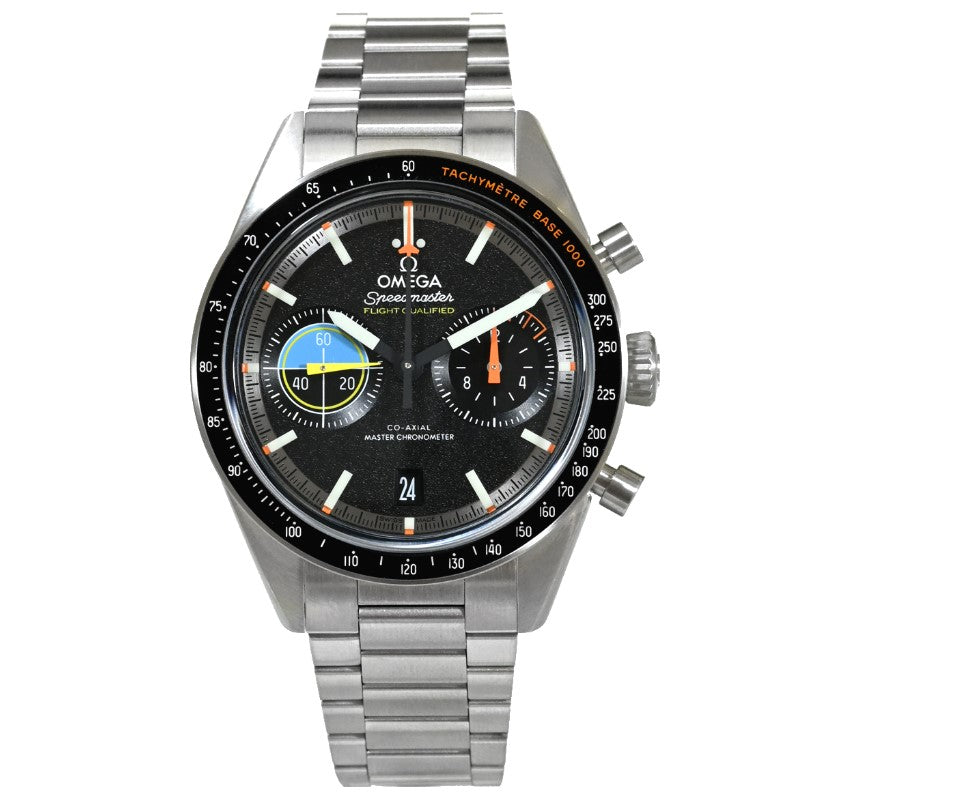 Omega Speedmaster Pilot 40,85 mm, Stahl mit Stahlarmband 332.10.41.51.01.002