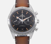 Omega SPEEDMASTER '57 40.5 MM, STEEL WITH LEATHER STRAP 332.12.41.51.01.001