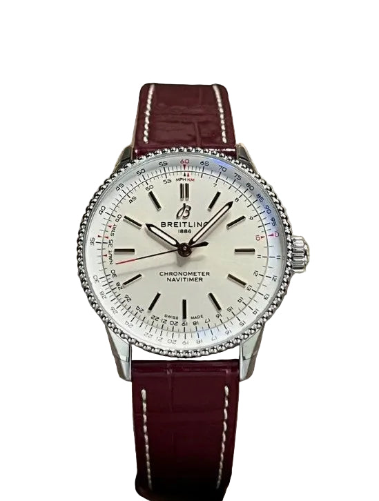 Breitling A17327211G1P1 Navitimer Automatic 36 Edelstahl, Alligatorleder Armband