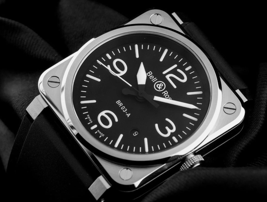 Bell & Ross BR-03 Black Steel BR03A-BL-ST/SRB