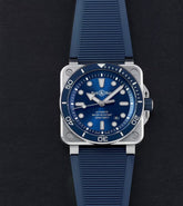 Bell & Ross BR-03 Diver Blue Steel 42 mm BR03A-D-BLU-ST/SRB