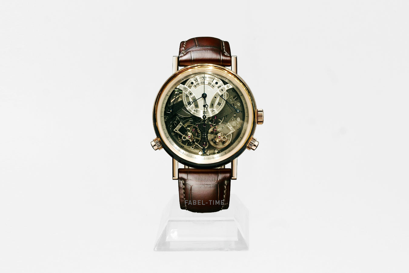 Breguet Tradition Chronographe 7077 7077BR/G1/9XV 18K Herren Uhr, Roségold 44 mm, Alligator Armband braun, Unabhängiger Chronograph, Gangreserve, #