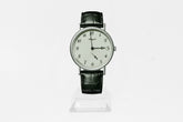 Breguet White Dial Black Strap  Classique 7147 7147BB/29/9WU Automatik Uhr, 18K Weißgold 40 mm, Alligator Armband schwarz, 7147BB299WU #