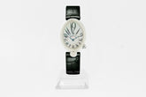 Breguet Reine de Naples 8928 8928BB/5W/944 DD0D 3L Automatik Damen Uhr perlmuttweiß, Diamant 18K Weißgold 33 mm, Alligator Armband schwarz, #