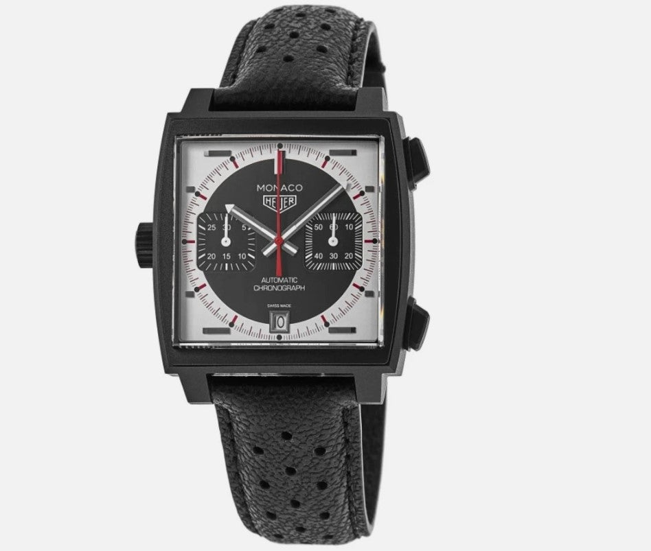 TAG Heuer Monaco Chronograph Stopwatch  Automatik, 39 mm, Titan CAW218F.FC6356