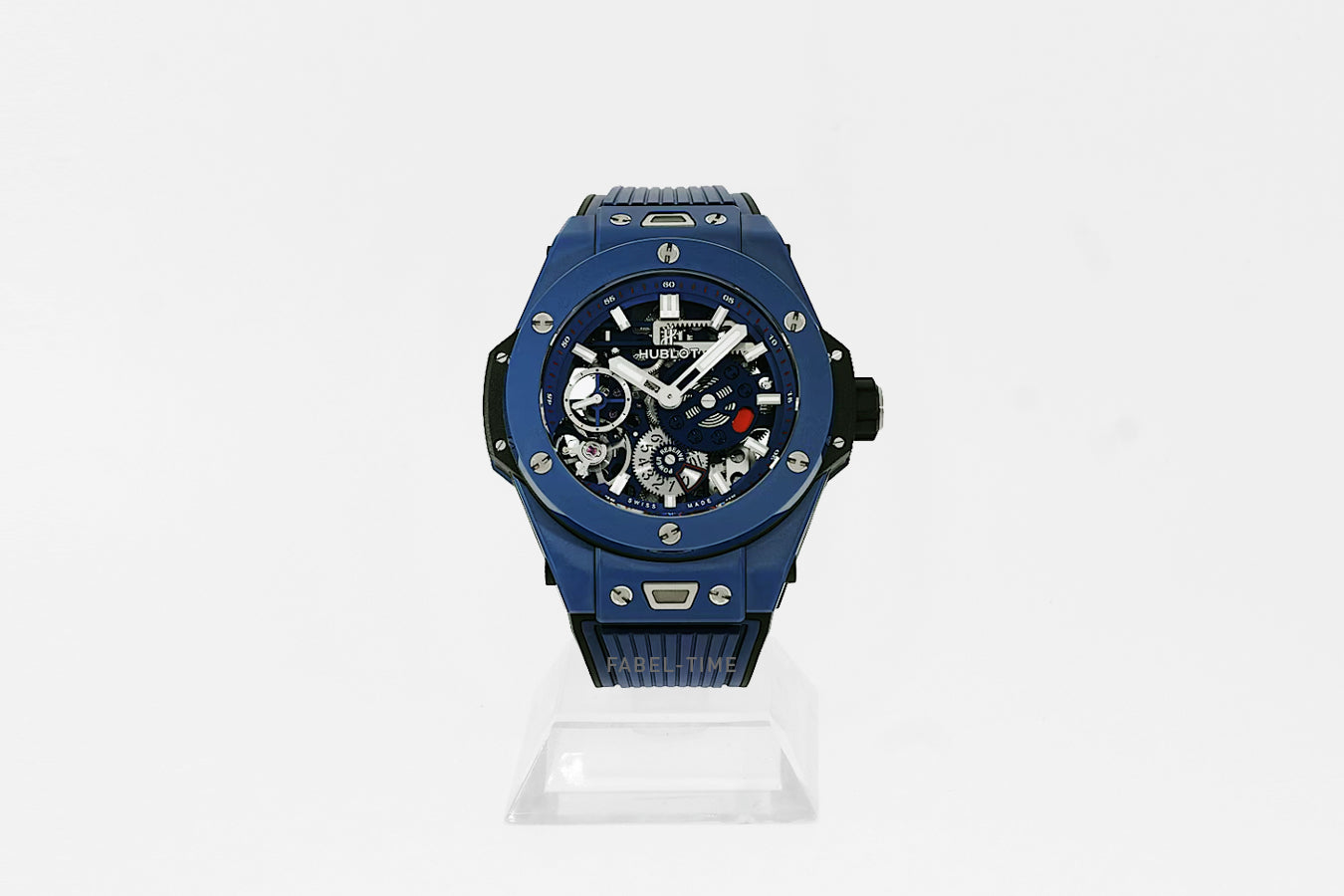 Hublot BIG BANG MECA-10 CERAMIC BLUE 45mm 10 414.EX.5123.RX Men's Watch Ceramic Blue Rubber