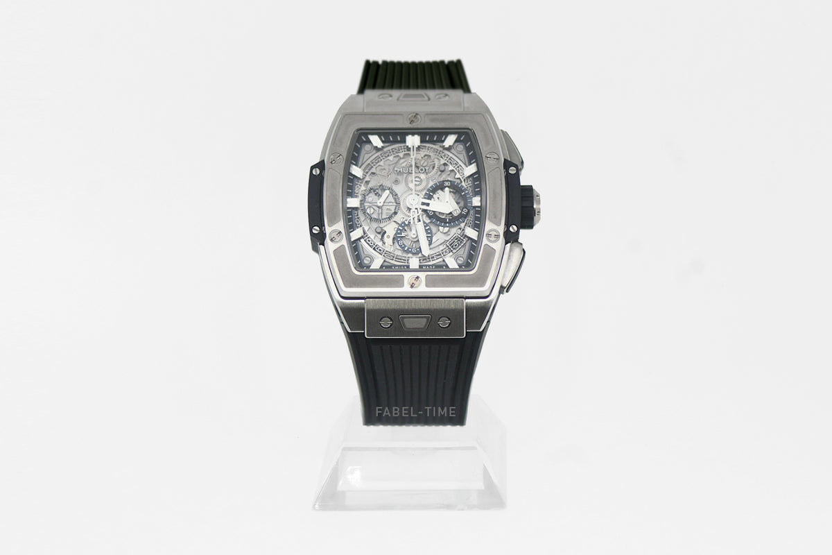 Hublot SPIRIT OF BIG BANG TITANIUM 42mm 642.NX.0170.RX titanium automatic men's watch black rubber