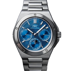 IWC Ingenieur Perpetual Calendar 41.6 mm Automatic Steel bracelet blue IW344903