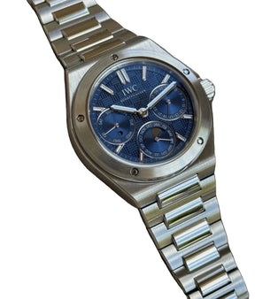 IWC Ingenieur Perpetual Calendar 41.6 mm Automatic Steel bracelet blue IW344903