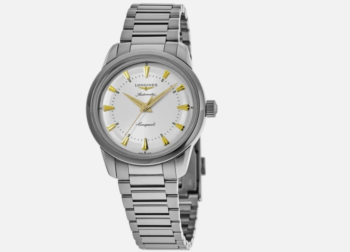 Longines CONQUEST HERITAGE- L1.649.4.72.6 Automatik Uhr, Ø 38.00 mm, Edelstahl, L16494726