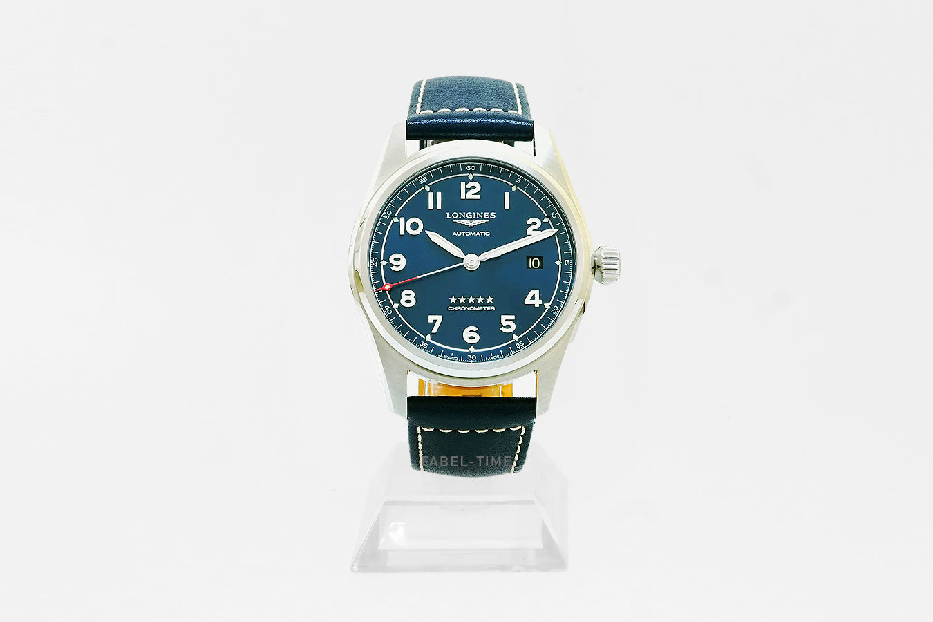 LONGINES SPIRIT L38104930 Automatik Edelstahl 40 mm Blau mit "Sonnenstrahl" Dekor L3.810.4.93.0