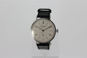 NOMOS Tangente neomatik 41 Update 180 white with sapphire crystal back