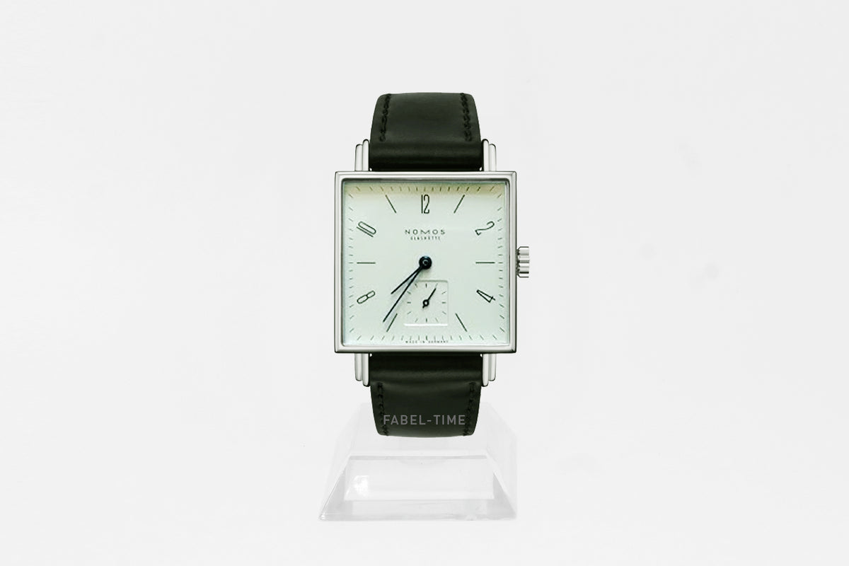 NOMOS Tetra 406 weiß mit Saphirglosboden