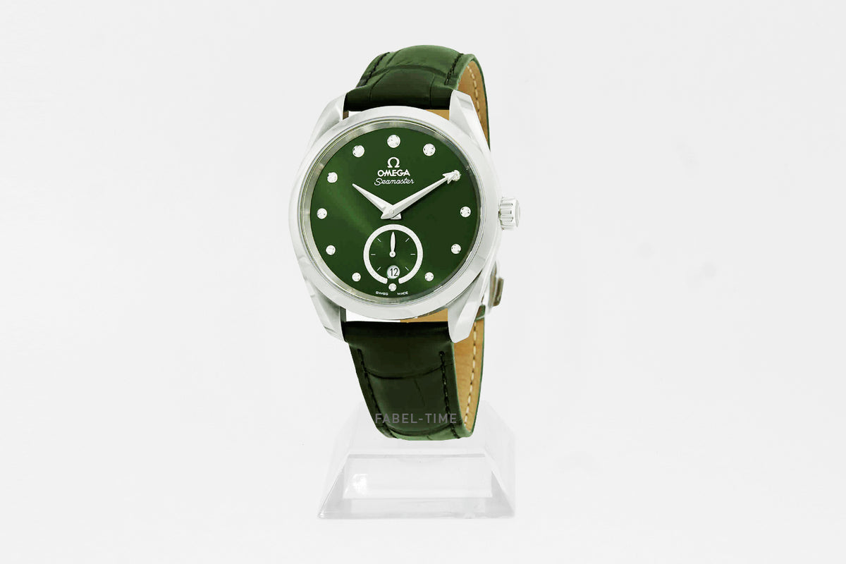 Omega Seamaster Aqua Terra 150M 38 mm, Stahl mit Lederarmband 22013382060001
