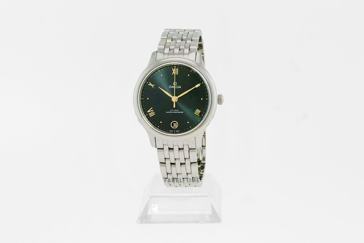 Stahl De Ville Prestige 34 mm, Stahl mit Stahlarmband 434.10.34.20.10.001