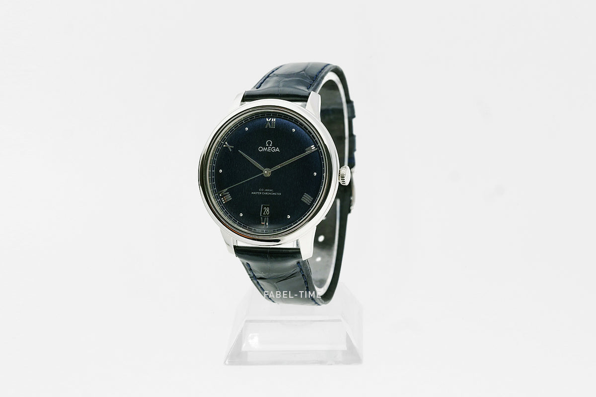 Omega De Ville Prestige 40 mm, Stahl mit Lederarmband 434.13.40.20.03.001