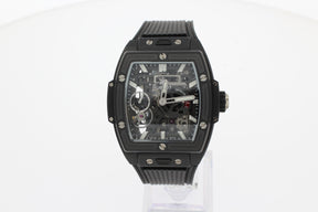 Hublot SPIRIT OF BIG BANG MECA-10 BLACK MAGIC 45mm 614.CI.1170.RX Ceramic Hand-Wound Men's Watch Black Rubber