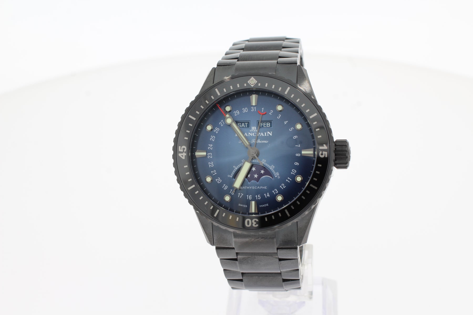 Blancpain Fifty Fathoms Bathyscaphe Quantième Complet Phases de Lune 5054 0140 01S