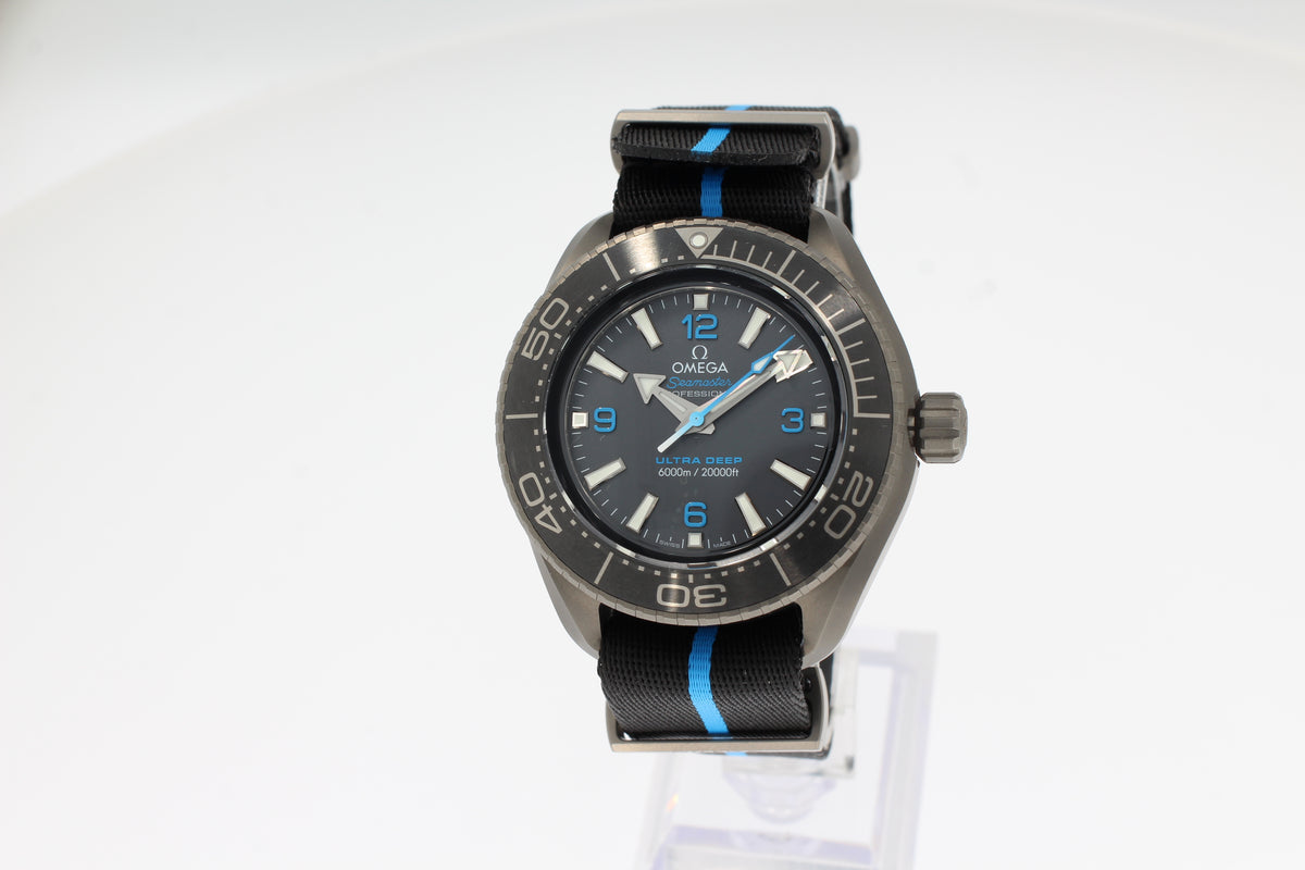 Omega Seamaster Planet Ocean 6000M Ultra Deep CO‑AXIAL MASTER CHRONOMETER 45.5MM 215.92.46.21.01.001