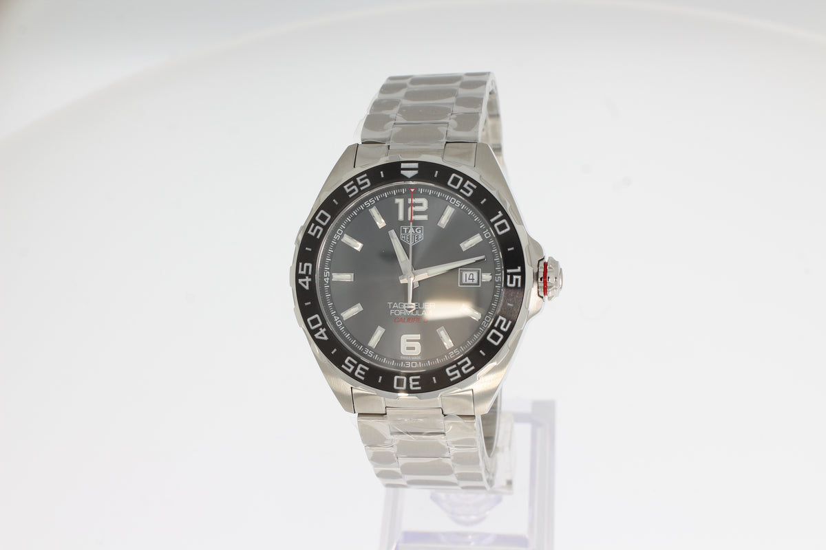 TAG HEUER FORMULA 1 DATE automatic watch, 43 mm, stainless steel &amp; ceramic WAZ2011.BA0842