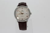 Omega DE VILLE PRESTIGE 39.5 MM, STEEL WITH LEATHER STRAP 424.13.40.20.02.002