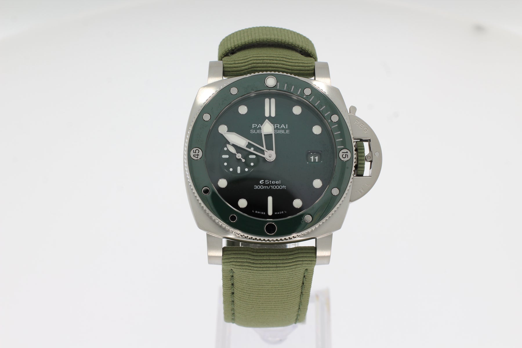 Panerai Submersible QuarantaQuattro ESteel™ Verde Smeraldo PAM01287