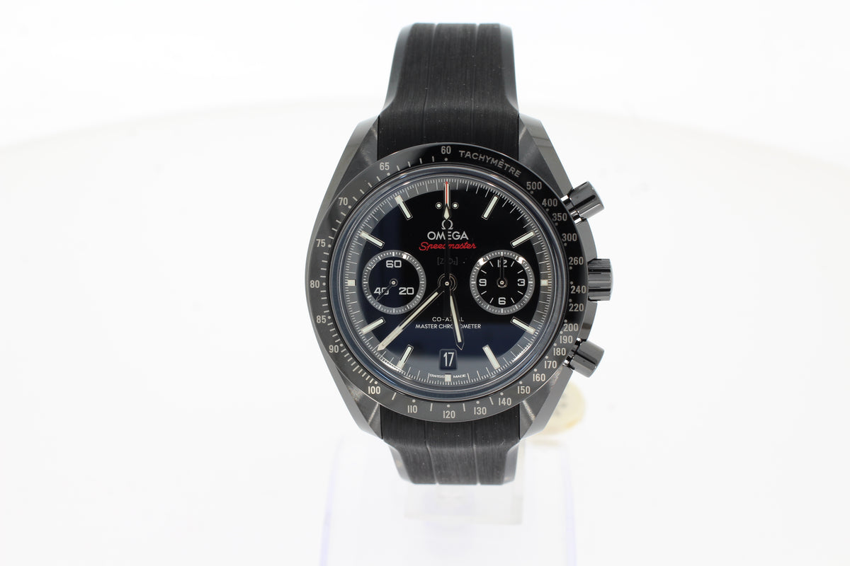 Omega Speedmaster Dark Side of the Moon 44,25 mm, schwarze Keramik mit Kautschukband 31092445101004