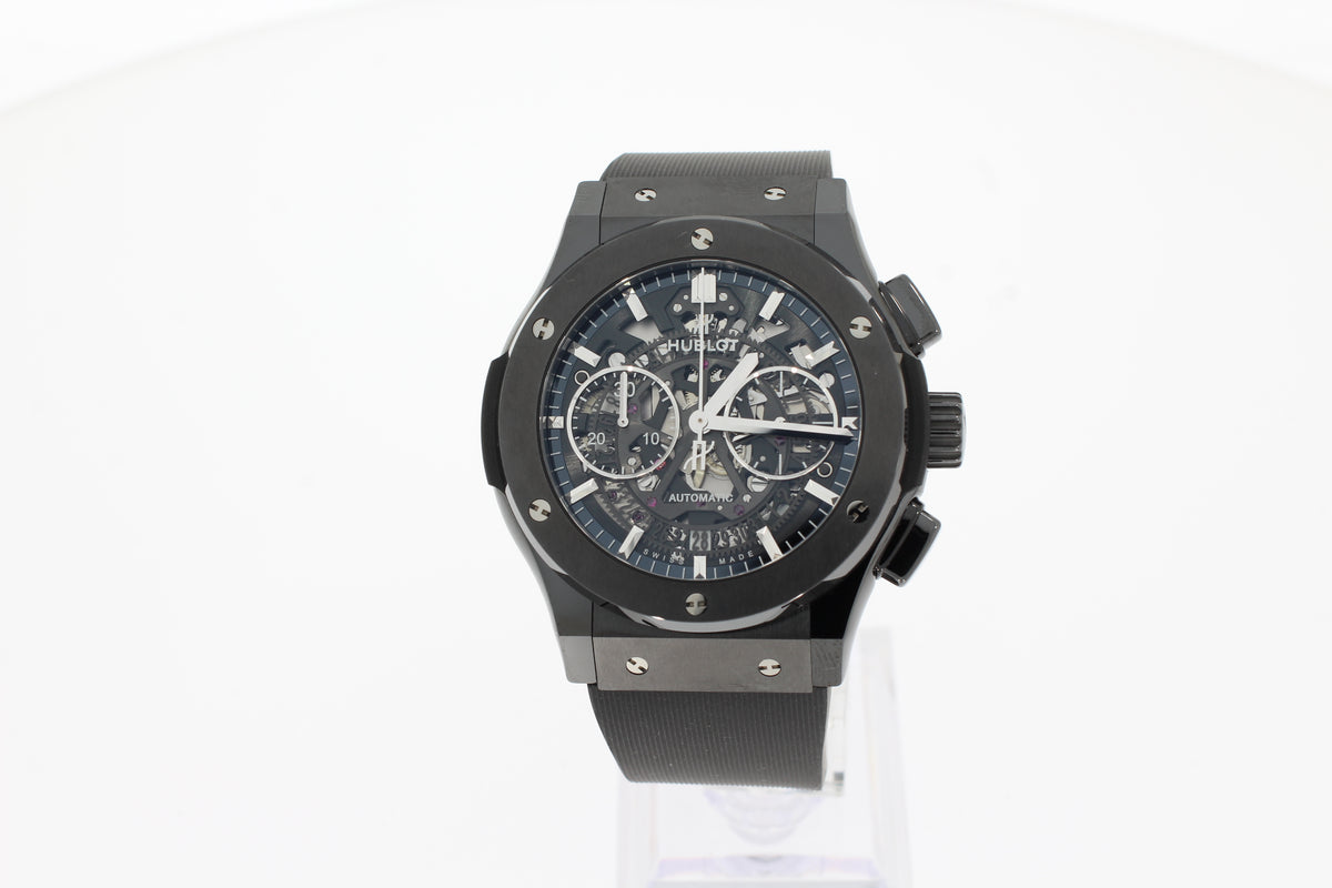 Hublot CLASSIC FUSION AEROFUSION BLACK MAGIC 45mm 525.CM.0170.RX black ceramic automatic men's watch