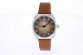 Omega Seamaster Railmaster 38 mm, Stahl mit Lederarmband 23512382013001