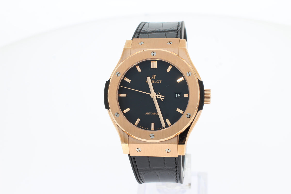 Hublot Classic Fusion 42mm Automatic 18K Rose Gold 542.OX.1181.LR nv.