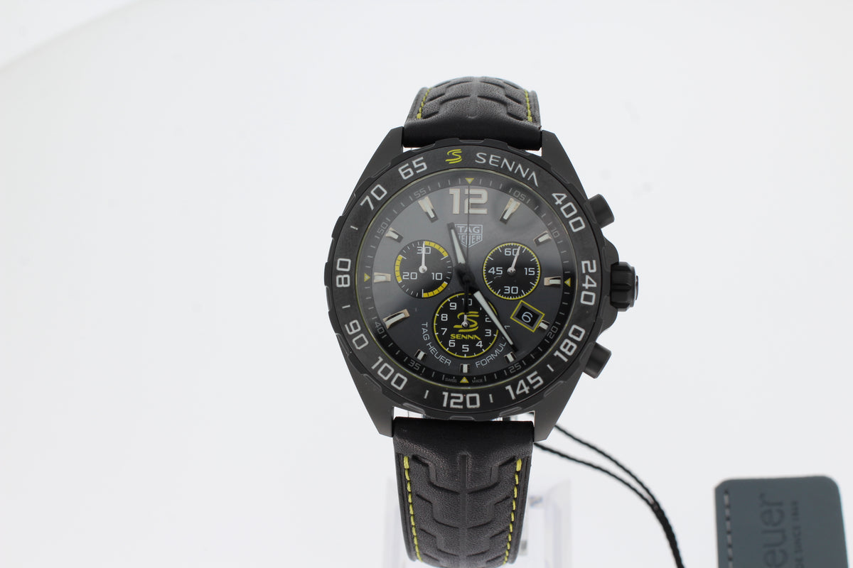 TAG HEUER FORMULA 1 CHRONOGRAPH X SENNA quartz, 43 mm, stainless steel CAZ101AJ.FC6487