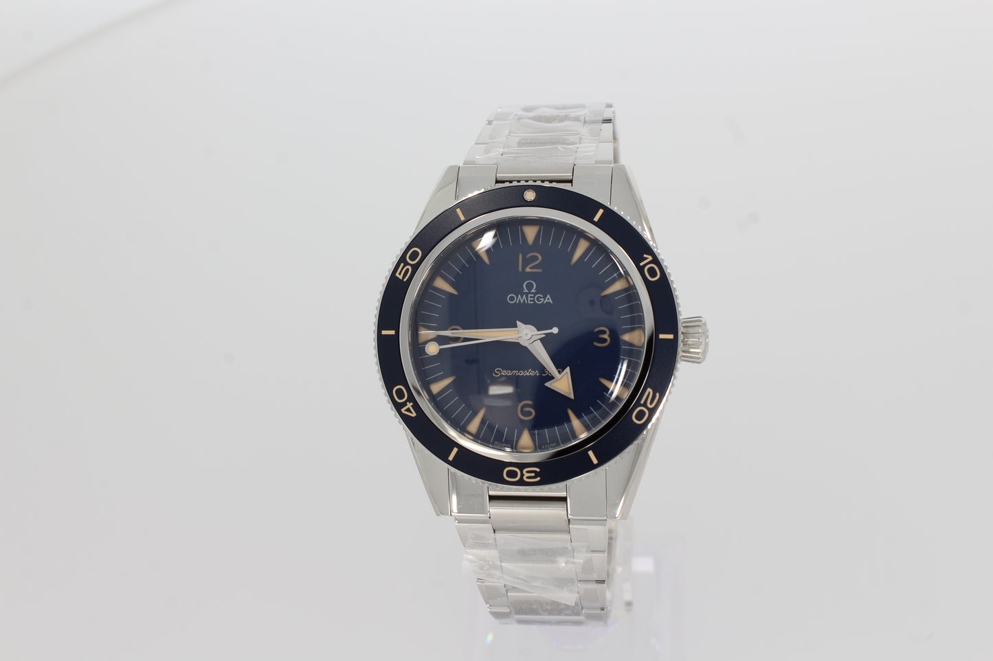 Omega Chronometer 41mm Seamaster 300 Master 234.30.41.21.03.001 acier bleu avec bracelet en acier