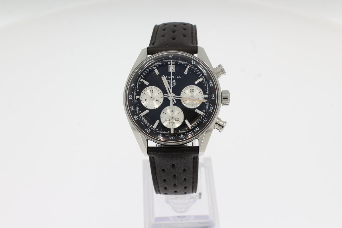 TAG HEUER CARRERA Automatic Chronograph, 39 mm, stainless steel CBS2210.FC6534