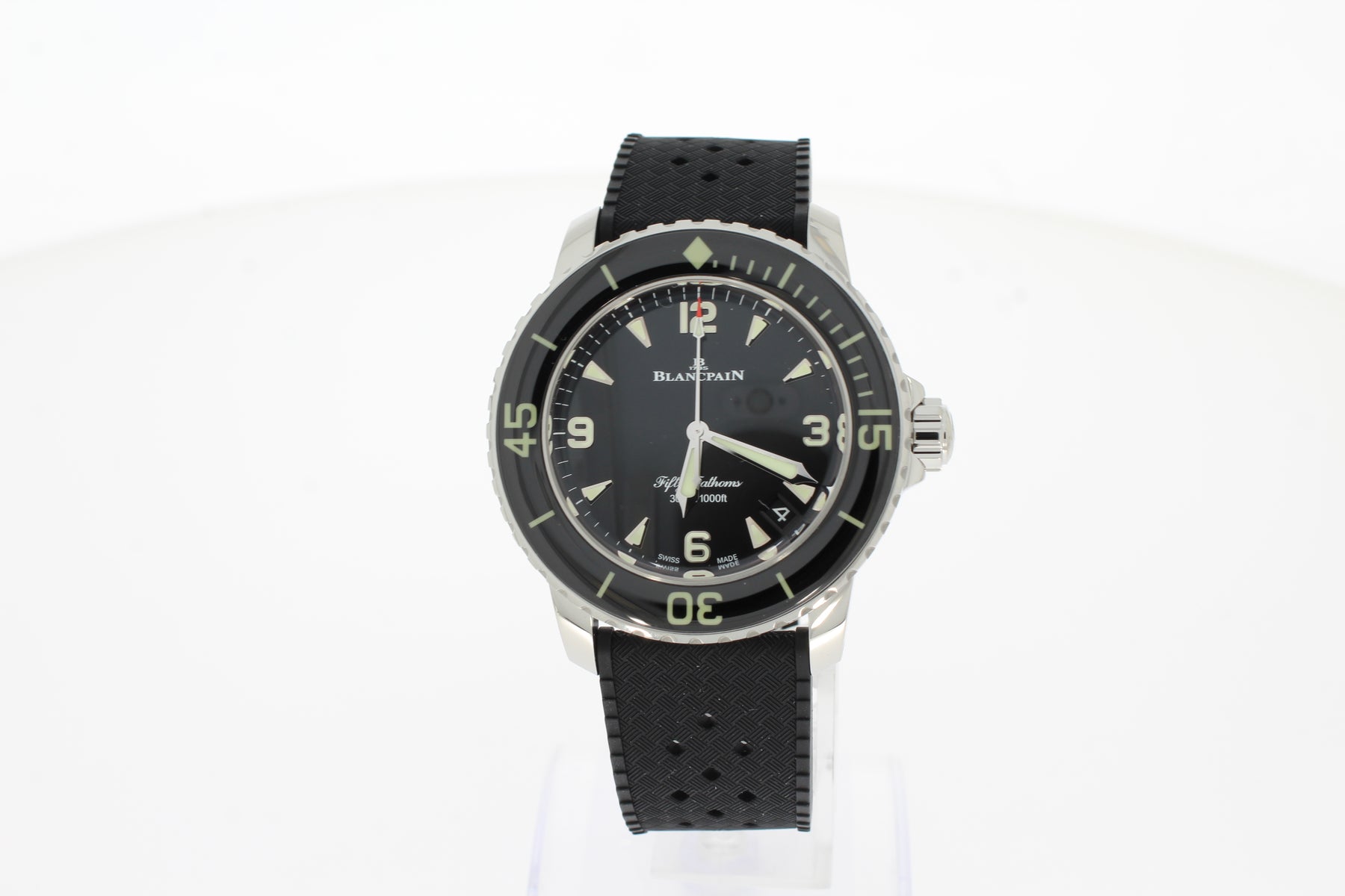 Blancpain Fifty Fathoms  Fifty Fathoms Automatique 5010 1130 B64B schwarz Automatik 42.30 mm Stahl Kautschuk