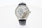 Glashütte PanoMaticInverse 19102020261 silber 42mm Edelstahl, Krokodilleder mit Faltschließe, kleine Sekunde, Panoramadatum,1-91-02-02-02-61