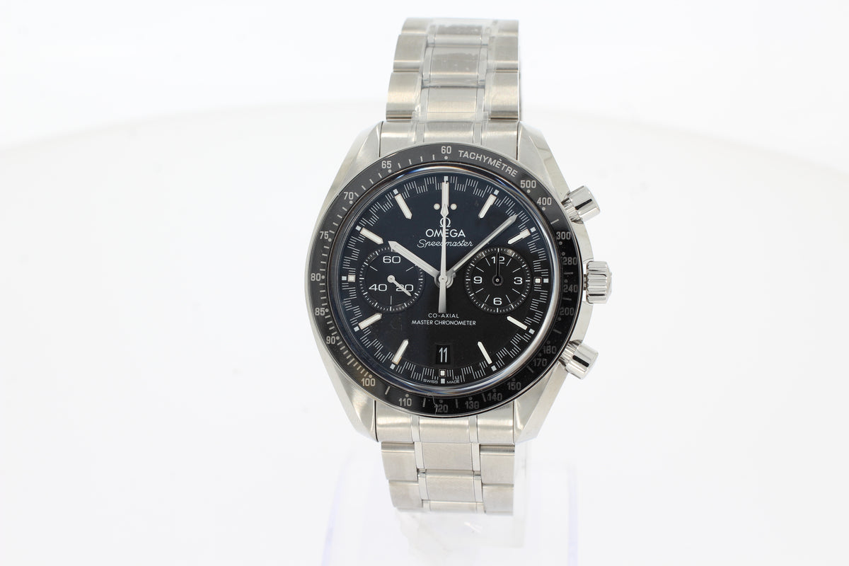 Omega Speedmaster Racing 44,25 mm, Stahl mit Stahlband 32930445101001