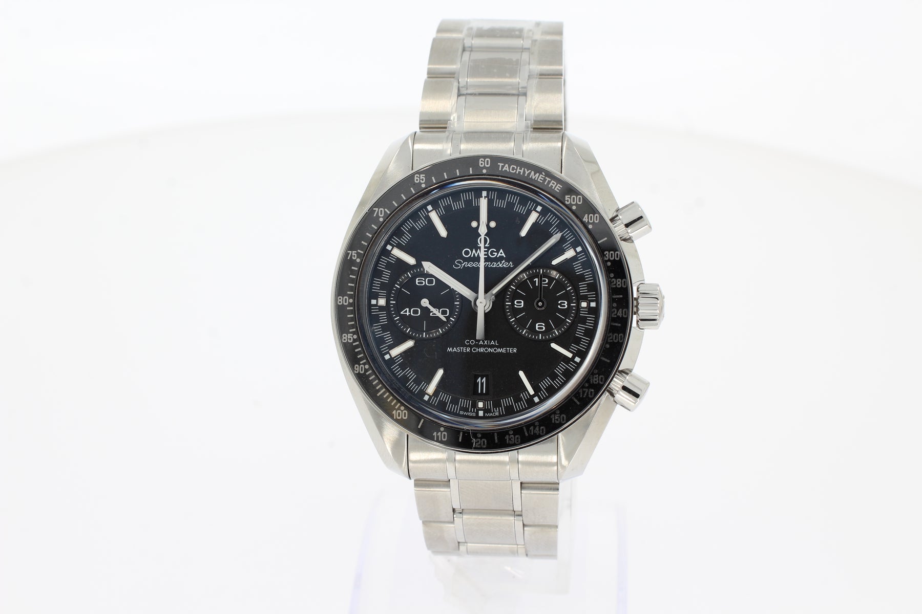Omega Speedmaster Racing 44,25 mm, Stahl mit Stahlband 32930445101001