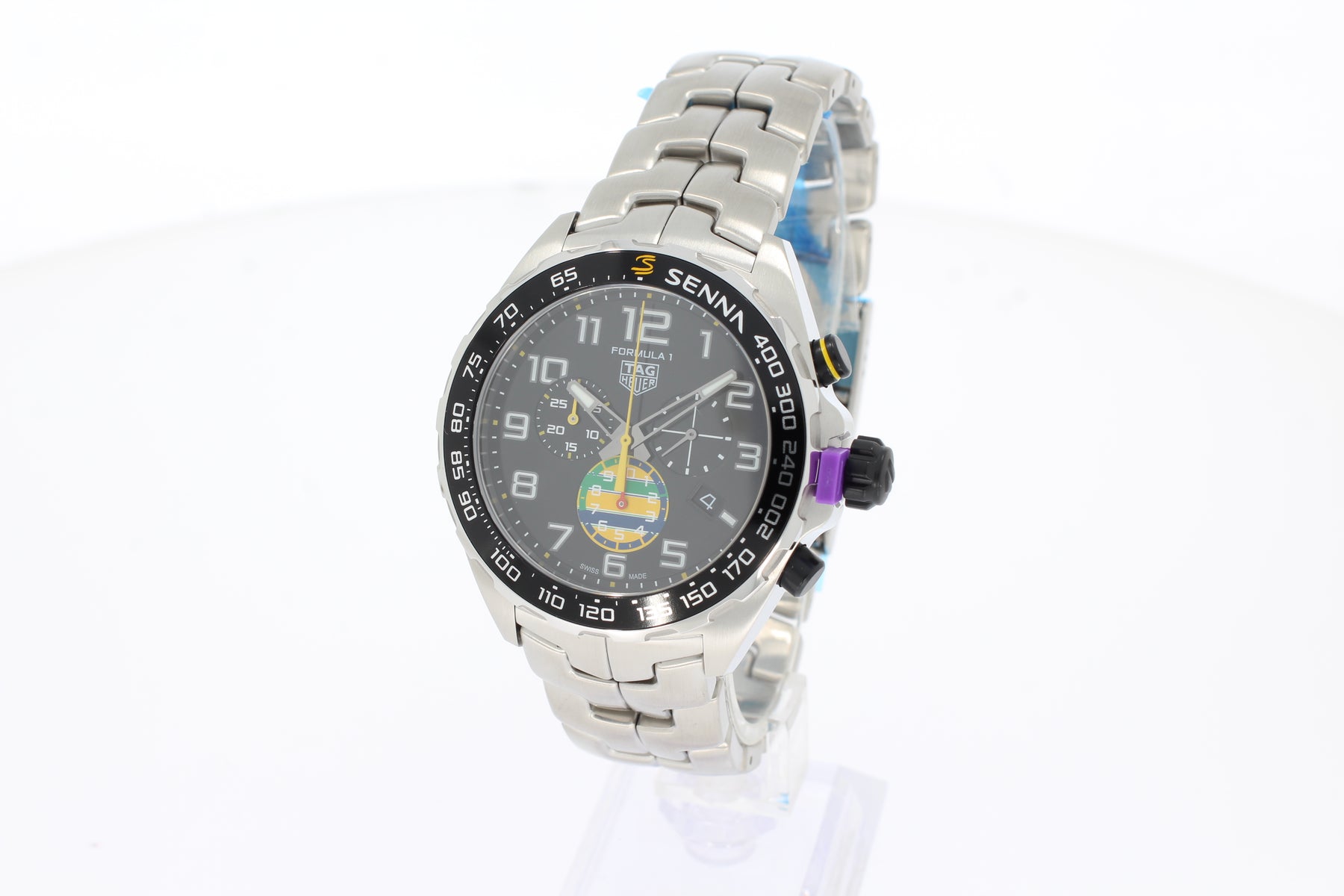 TAG Heuer Formula 1 Chronograph x Senna  Quarz, 43 mm, Edelstahl CAZ101AX.BA0637