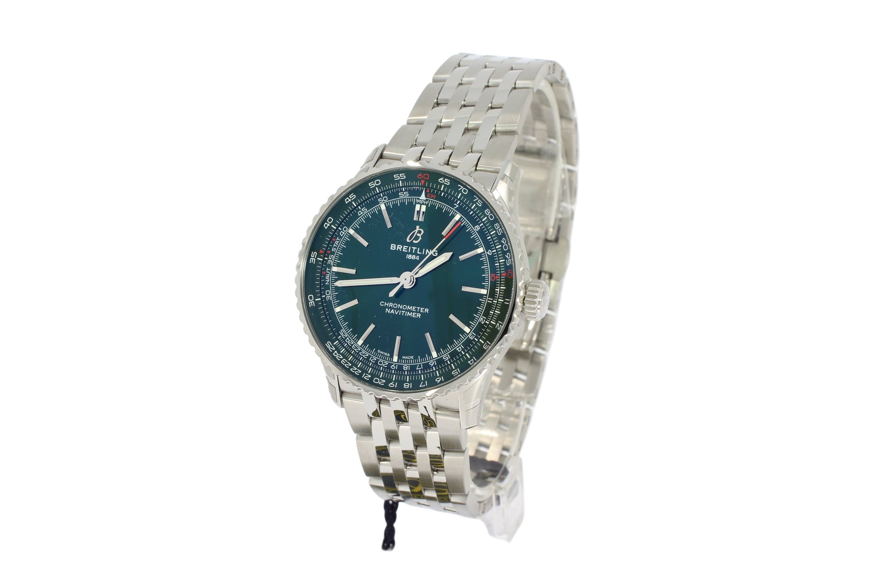 Breitling A17329371L1A1 Navitimer Automatic 41 Edelstahl grün