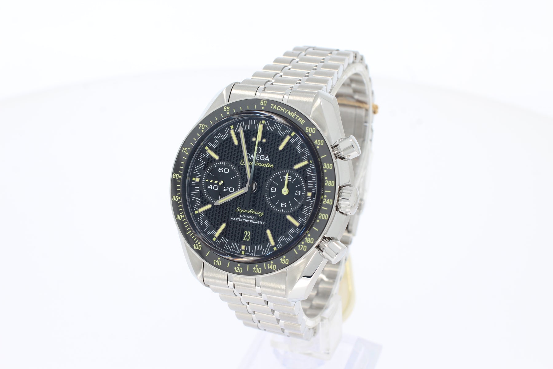 Omega Speedmaster Super Racing 44,25 mm, Stahl mit Stahlband 32930445101003