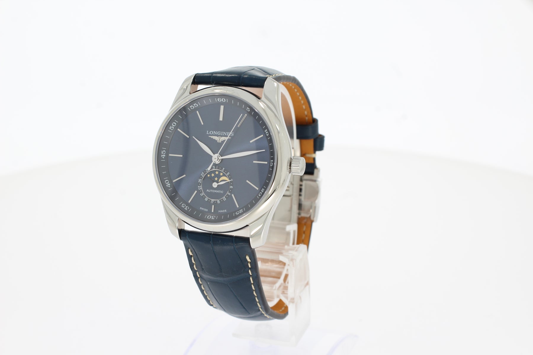 LONGINES MASTER COLLECTION MOONPHASE, L2.909.4.92.0, Automatik Uhr, Ø 40.00 mm, Edelstahl