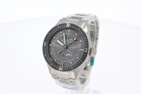 Blancpain Fifty Fathoms Bathyscaphe Quantième Complet Phases 5054 1210 98S grau 43,00 mm Titan Titan Werk Automatik Herrenuhr