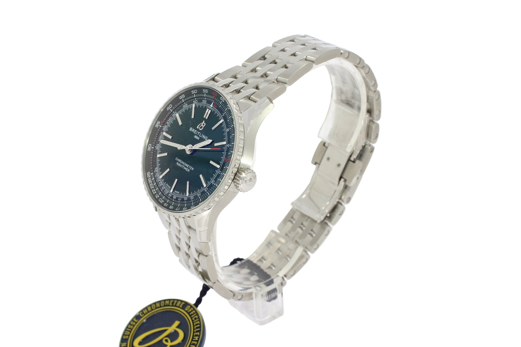 Breitling A17329371L1A1 Navitimer Automatic 41 Edelstahl grün