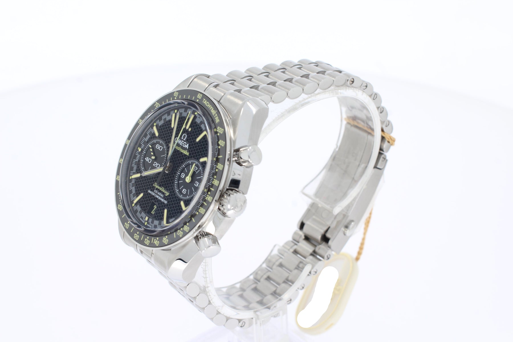 Omega Speedmaster Super Racing 44,25 mm, Stahl mit Stahlband 32930445101003